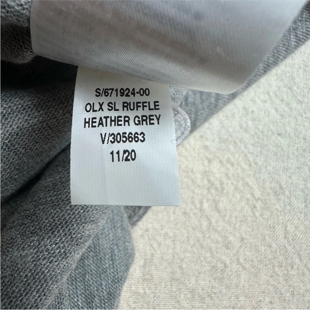 Old Navy Slub Knit Flutter Sleeve Midi Shift Dress Gray Women’s Size M NWT - Picture 7 of 8